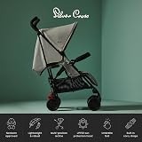 Silver Cross Pop 2 Pushchair Foldable Travel Stroller Sage Navy Seat Lie Flat view 5