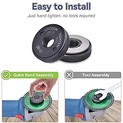5/8"-11 Thread Angle Grinder Flange Nut, Self