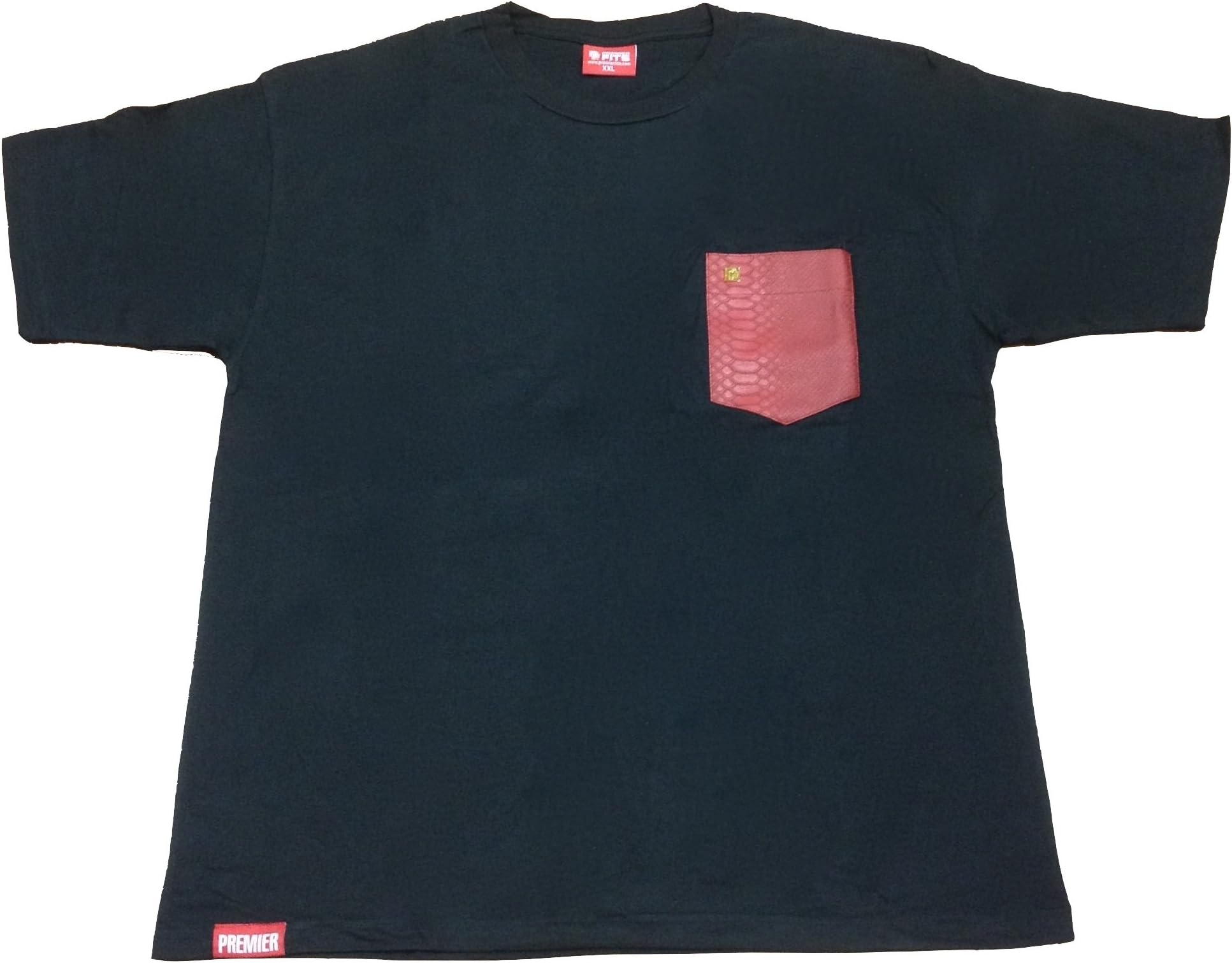 Premier Fits Snakeskin Pocket Tee Shirt Black