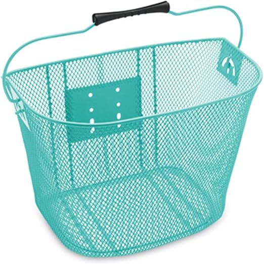 Electra Quick Release Wire Mesh Bike Basket Light Blue Amazon.co.uk