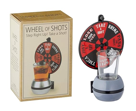 Preis am Stiel Trinkspiel Glücksrad 2tlg | Partyspiel | Glücksspiel | Gesellschaftsspiel | Saufspiel