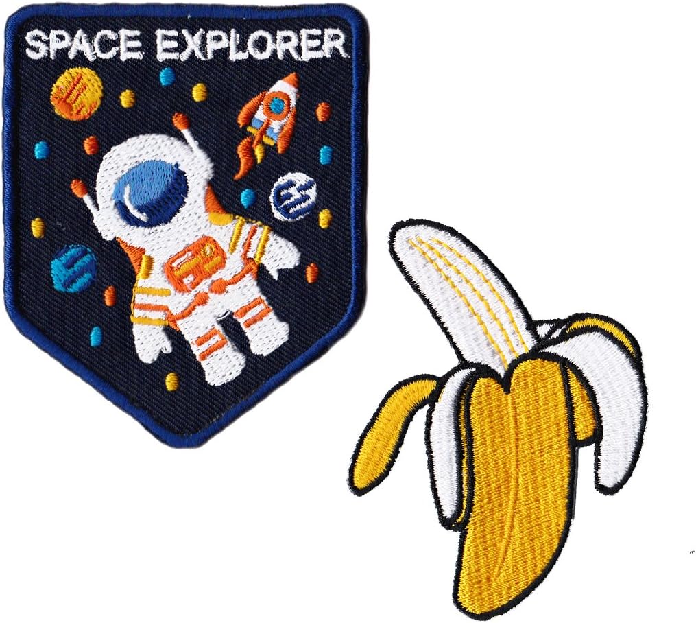 Space Patches Fruit Patches Iron On Cool Patches Embroidered Patches Vintage