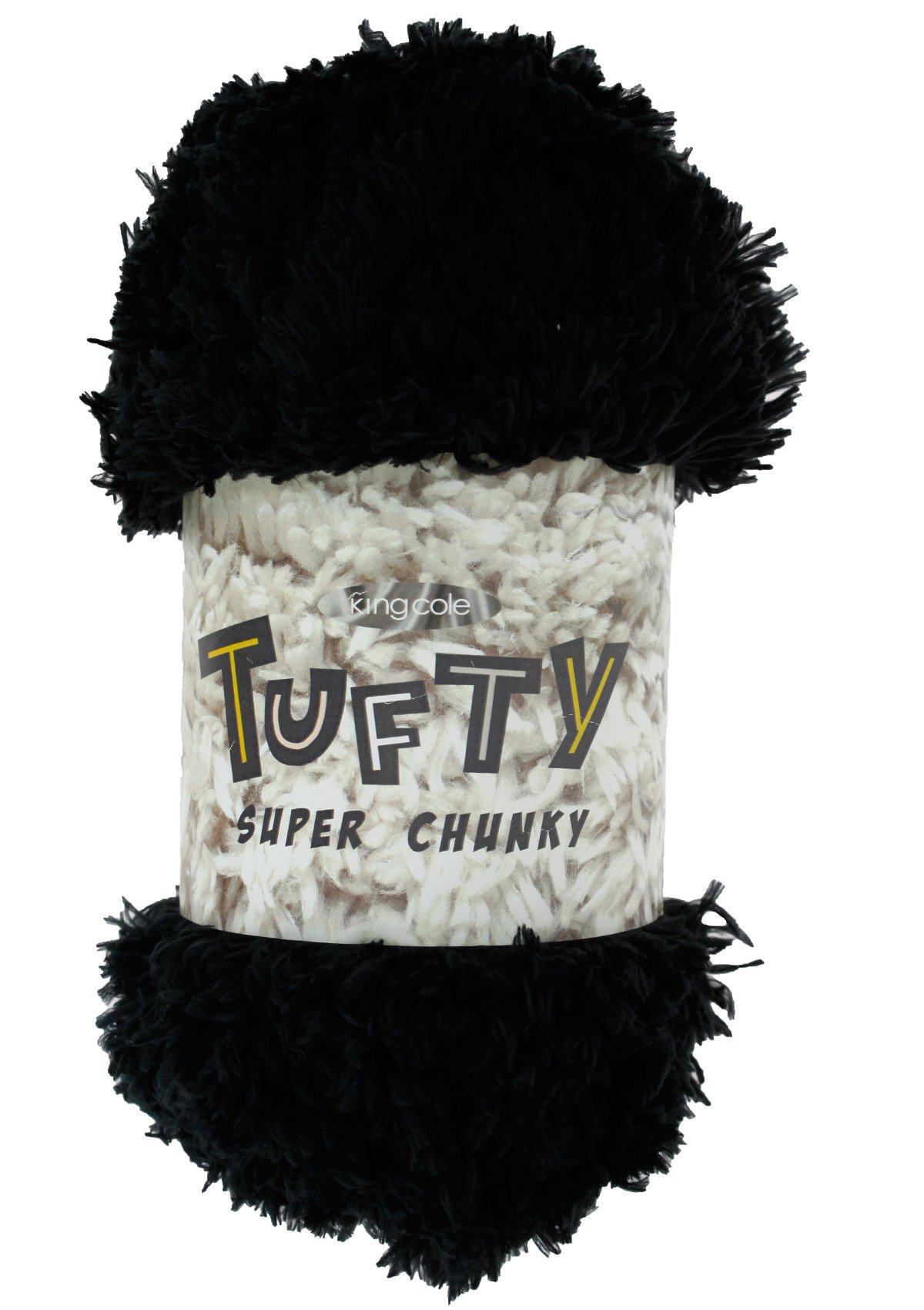 King Cole Tufty Super Chunky - Black 2790 - 200g โ image 1