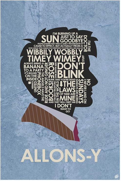 Amazon Com Doctor Who David Tennant Allons Y Giclee Art Print