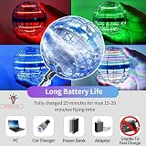 ASORT Flying Ball Hover Boomerang Mini Drone USB Rechargeable RGB Lights view 4