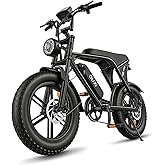 OUXI V8 Series Electric Bike for Adults, E-Bike with 10.4/15/30Ah Battery | 16''/20" EBike with NFC Unlock, Dual Disc Brakes, 7-speed Gears, Suitable for Commuters and Beginner Cyclists, UL Certified