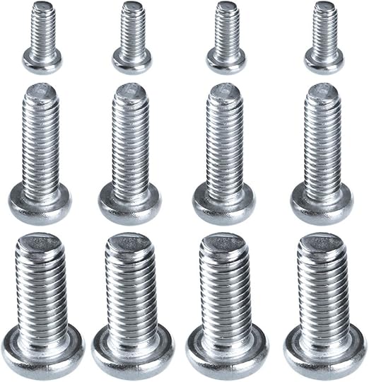 Malayas® 12 Stücke TV Wandhalterung Schrauben aus Edelstahl M4/M6/M8 VESA Fernseher Halterung