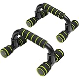 Sportly Push Up Bar – Set of 2 – Incline Pushup Stands for Home Fitness Training - Gymnastics Inspired Asymmetric Bars Allow Greater Range of Motion – Stable, Comfortable Grips - Build Strength Faster