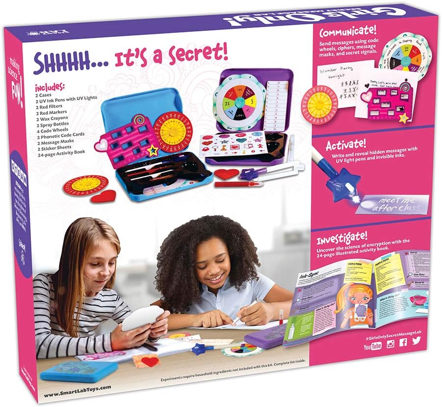 girls only secret message lab