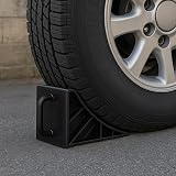 HowseHold Wheel Chocks With Handles Set of 2 3.5cm x 10cm x 15cm Tyre Saver view 6