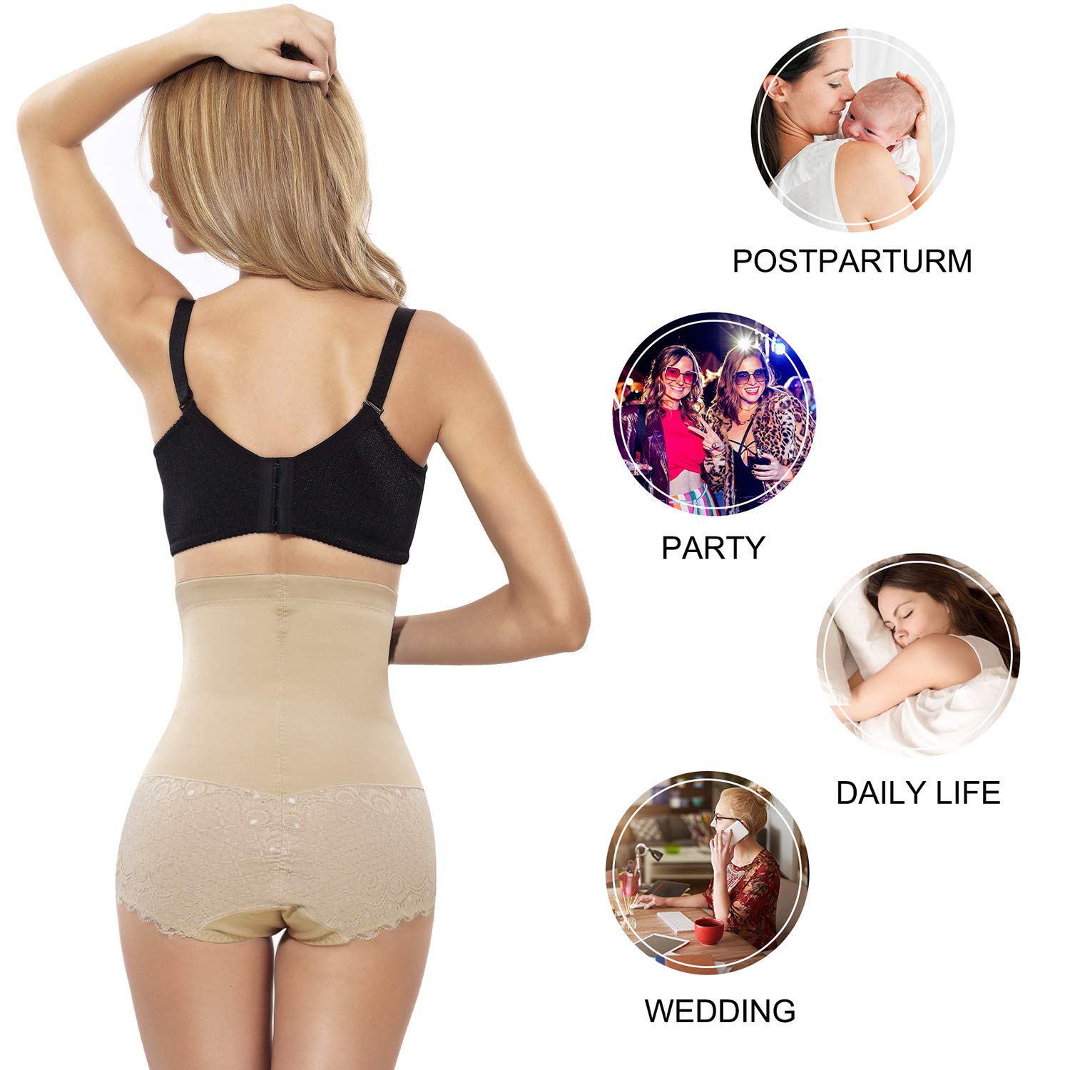 Hip Waist Support Panty Shorts Breathable Tummy Control Butt Lifter for Entire Pregnancy C-Section and Postpartum Recovery Control Panties: Industrial & Scientific