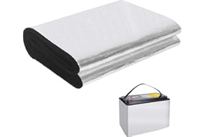 BIKONTRUN Battery Insulation Kit, Car Battery Blanket Wrap & Car Battery Cover, Battery Wrap, Insulated Blanket Kit for Extreme Temperature Protection, Heat Shield Winter Protector 39.37 X 7.87(1pcs)