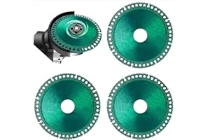 HISKI Indestructible Disc 2.0 - Cut Everything in Seconds, 2024 New Indestructible Disc for Angle Grinder 7/8 inch, 4 inch Circular Saw Blades for Ceramic Tile Glass Metal Wood Cutting (3pcs)