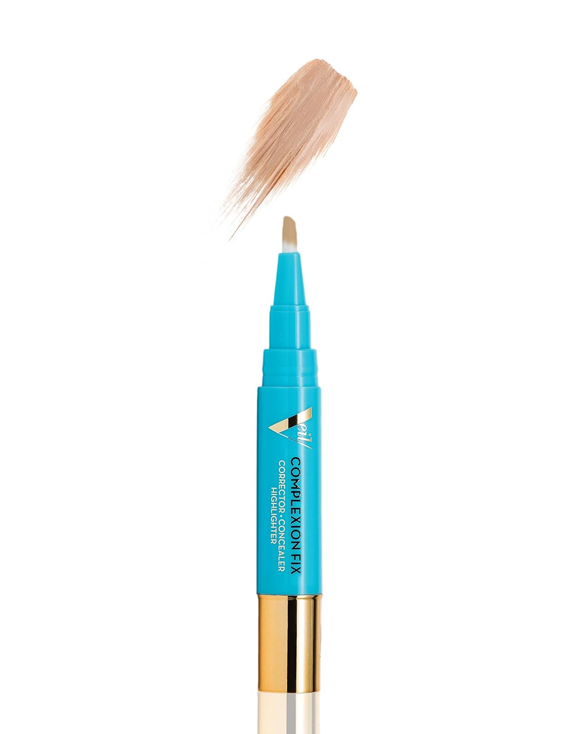 Veil Cosmetics Complexion Fix Oil-Free Concealer, Highlighter, Under Eye Corrector Pen for Dark Circles and Acne Cover Up | Vegan & Cruelty-Free | Paraben-Free (2N Light Neutral) : Beauty Products : Beauty