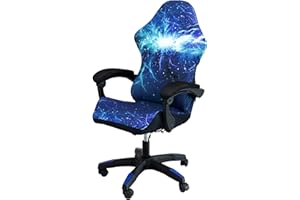 QYZDLM Gaming Chair Covers, 3D Printing One-Piece Universal Fit Gaming Chair Seat Cover with Armrest Sloipcover(Color:Style 4