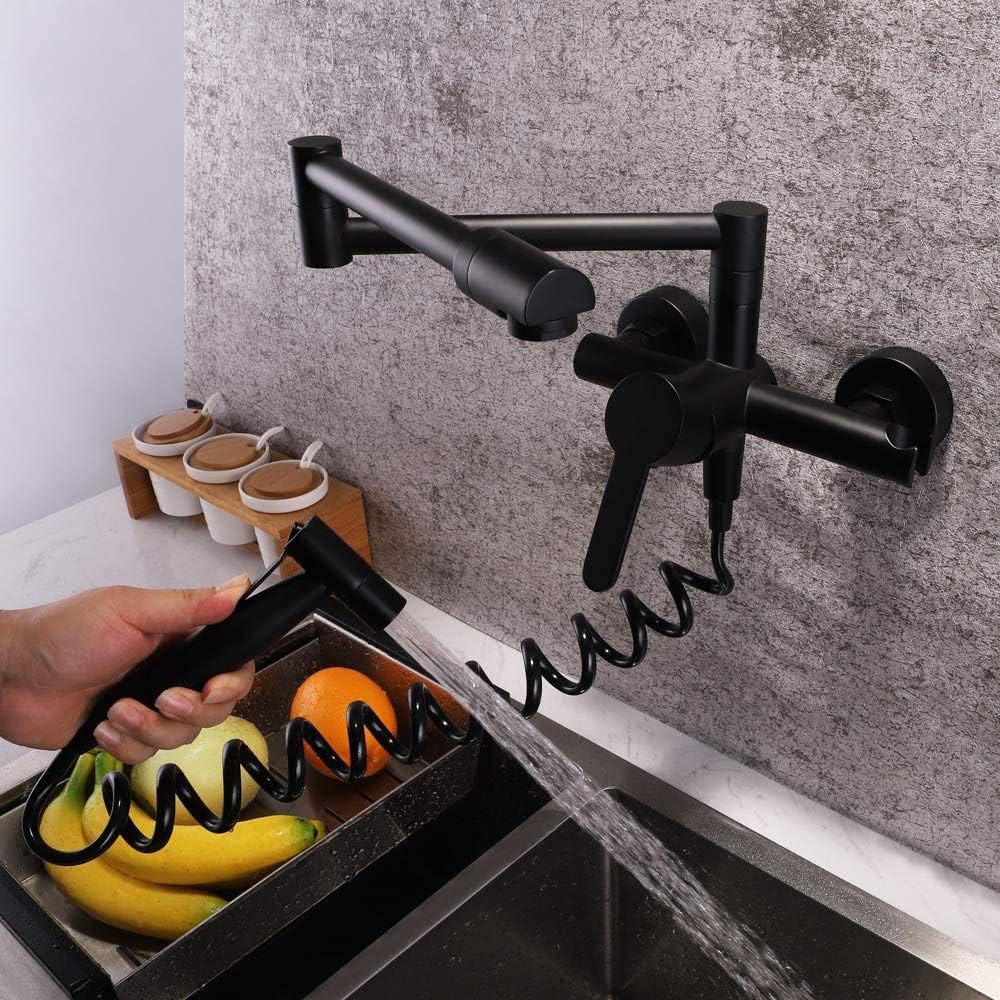 J.DM Todo Grifo de Cobre Sola Cocina, con la Pistola, Las Paredes