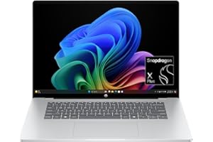 HP OmniBook 5 16 inch Next Gen AI PC, 2K Touchscreen, Snapdragon X Plus X1P-42-100, 16 GB RAM, 512 GB SSD, Qualcomm Adreno GPU, Windows 11 Home, Copilot+ PC, Glacier Silver, 16-fb0000nr