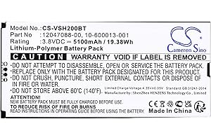 CAMERON SINO Replacement Battery for Vivint Smart Hub Control Panel,VS-SH2000-C00,12047088-00,10-600013-001(5100mAh / 19.38Wh)
