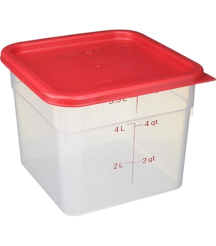 Amazon.com: Cambro 1 2SFSCW135 Clear Container with SFC2452