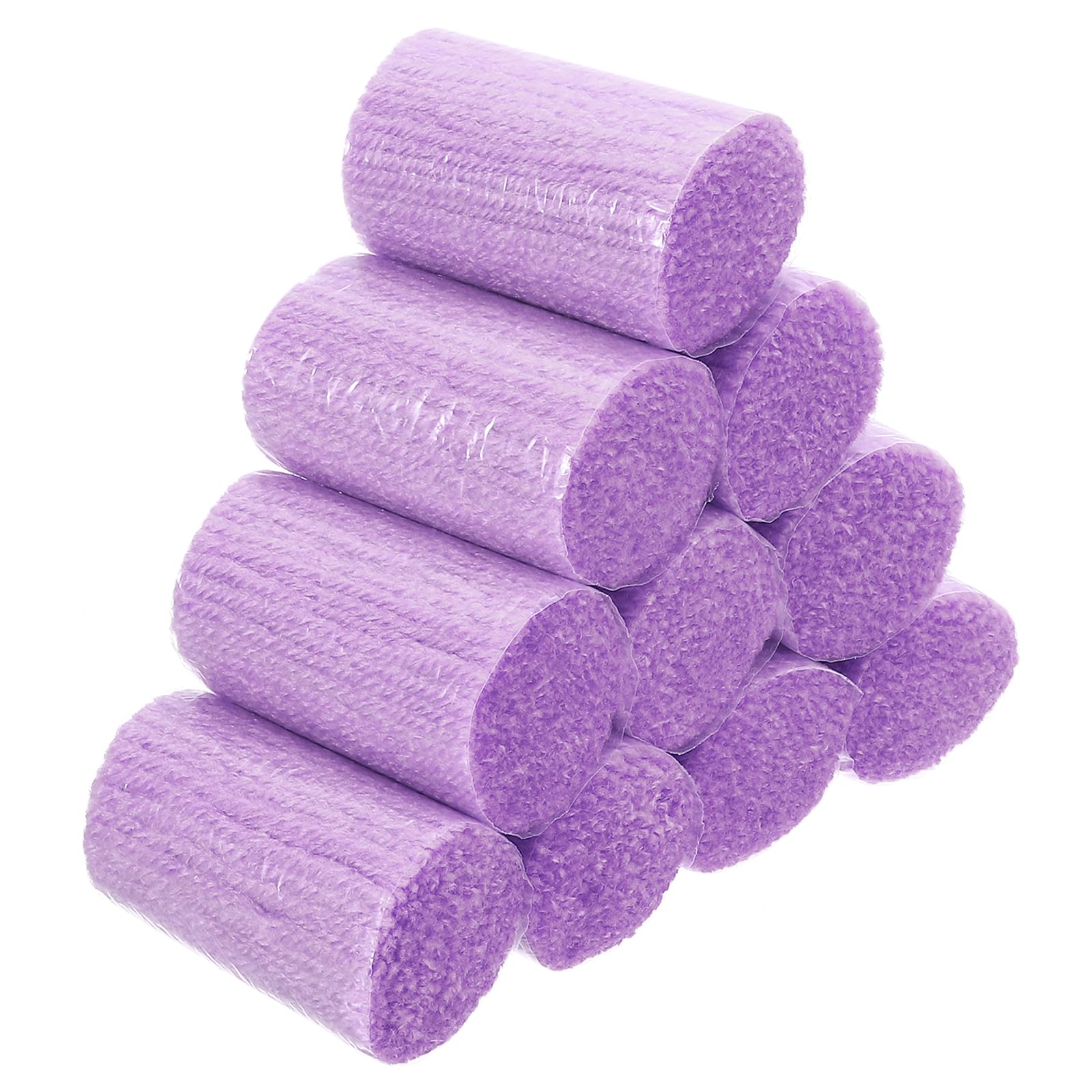 Patikil 10 Rolls Latch Hook Kit, Precut Yarn for Rugs, Crochet Bundles - Purple