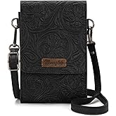 Wrangler Small Leather Purse Side Cross Body Bags for Women Mini Phone Purse