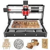 TTC3018 Pro CNC Router Machine,Desktop CNC Engraving Machine | Upgraded 3-Axis Engraving Milling Machine for Wood Acrylic MDF Nylon,300mmX180mmX40mm Working Area