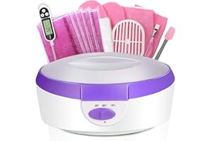 Paraffin Wax Machine for Hand and Feet - Ejiubas Paraffin Bath,Quick Heating,Large Capacity,includes 2.2 lb Paraffin Wax 200 Glove Liners 2 Thermal Mitts Booties for Arthritis and Deep Skin Moisturize