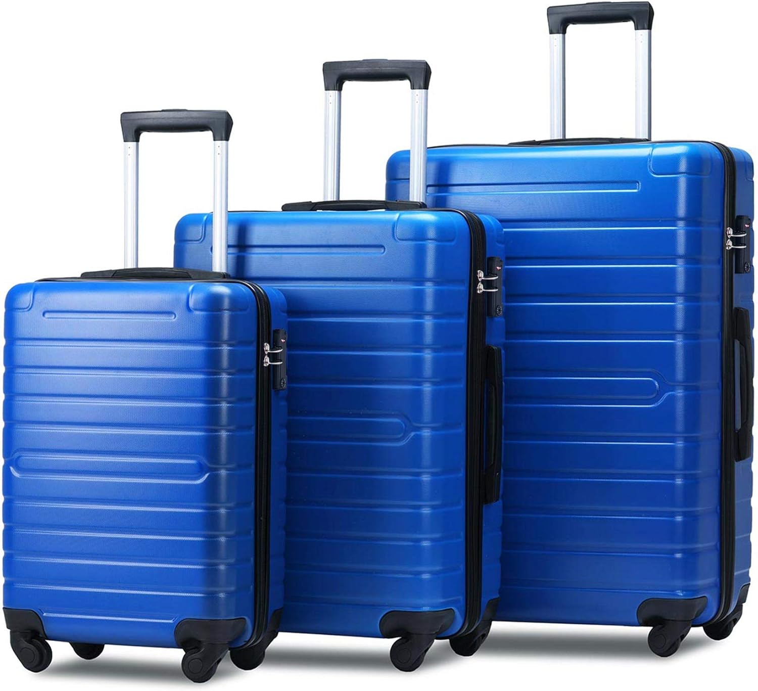 merax travelhouse aluminum frame hardshell luggage