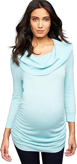 off the shoulder maternity sweater dress