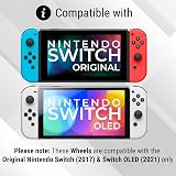 Orzly Steering Wheels for Nintendo Switch & OLED Party Pack (4) view 2