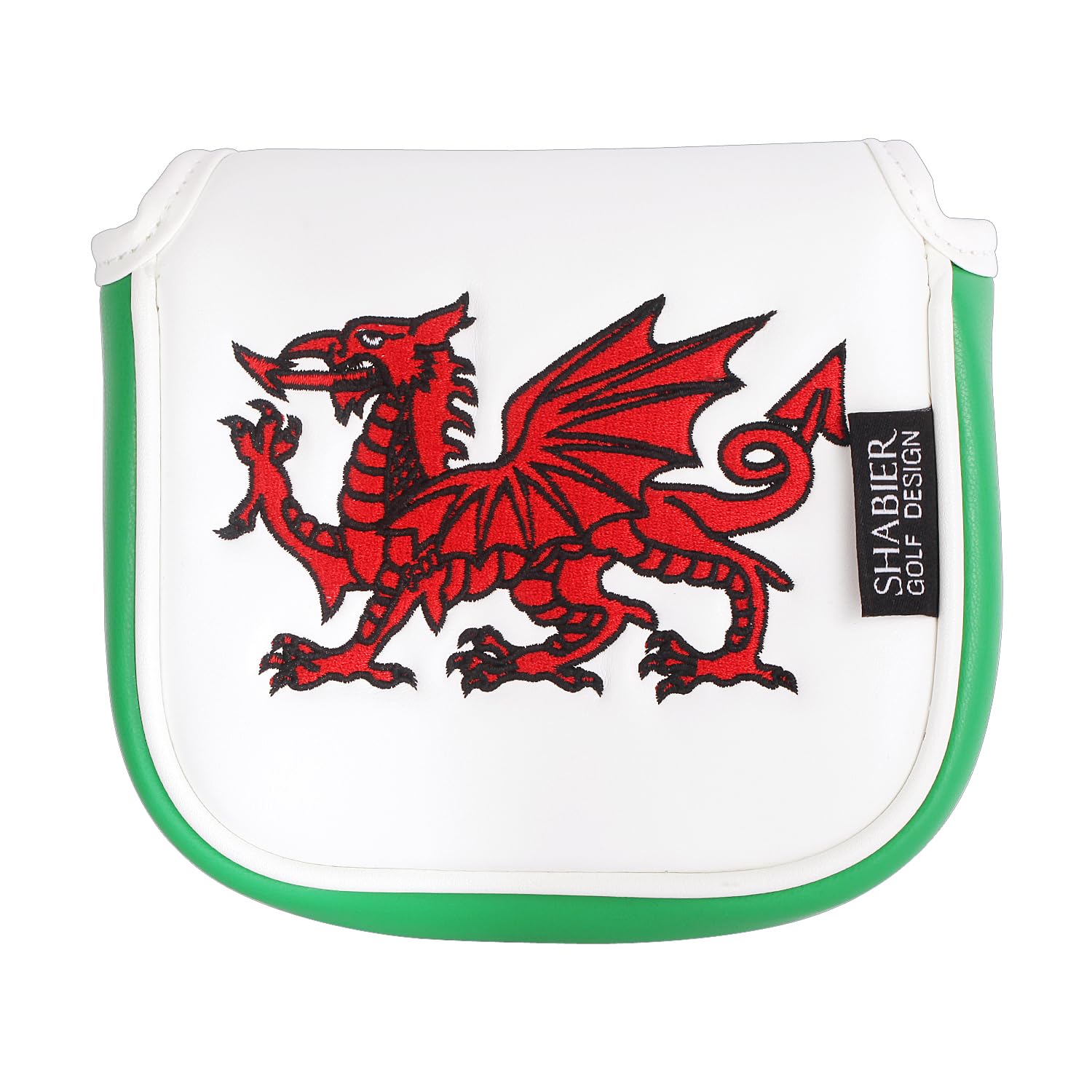 SHABIER United Kingdom Golf Mallet Head Cover Golf Wood Club Headcover (The Red Dragon)