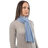 Dalle Piane Cashmere - 100% Cashmere Classic Scarf - Made in Italy - Neck Warmer (12" x 63") - Luxury Gift