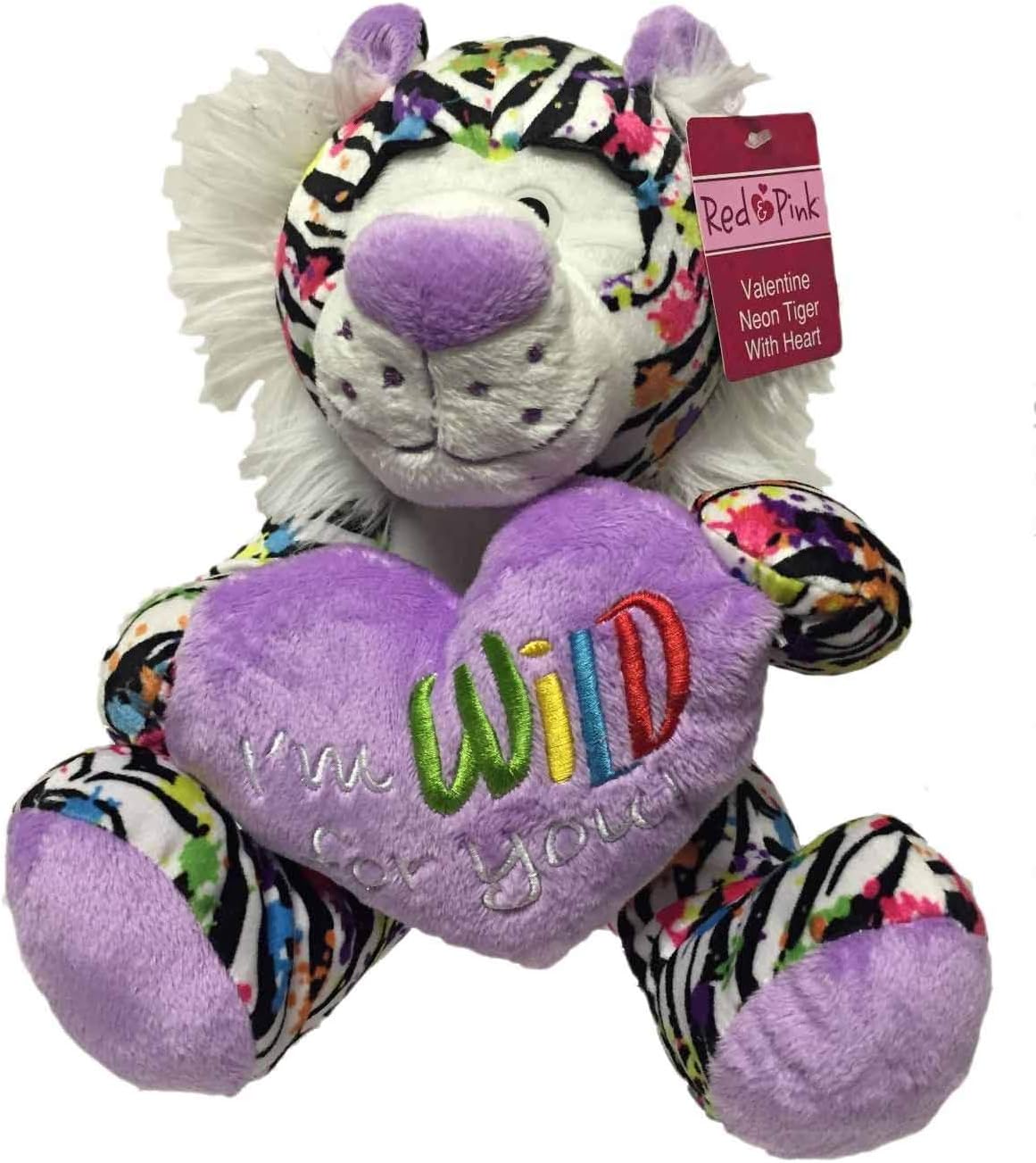 purple tiger stuffed animal