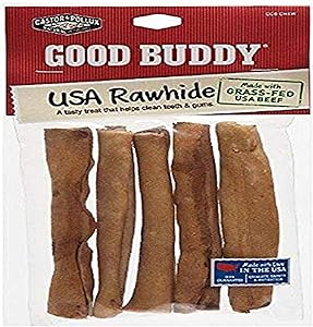Castor & Pollux Good Buddy Made in USA Natural Chicken Flavor Rawhide Dog Treats