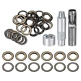 HARFINGTON 20pcs Grommet Tool Kit 20mm Copper