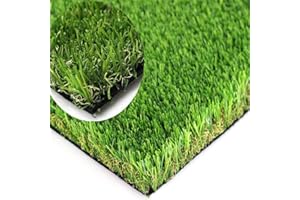 GOASIS LAWN Realistic Thick Artificial Grass Turf -Indoor Outdoor Garden Lawn Landscape Synthetic Grass Mat - Thick Fake Grass Rug 4FTX6FT