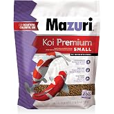 Mazuri Koi Premium Food Small - 2mm Pellet Food for Koi &amp; Goldfish up to 6 inches, 3.5 Pound (3.5 LB) Bag