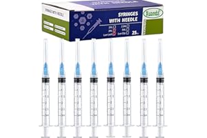 Xuanda 25Pack 3ml Individual Package Suitable for Industrial, Scientific, Measuring, Watering, Pet Feeding, Glue Applicator