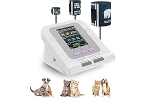 Digital Veterinary Blood Pressure Monitor, Veterinary Equipment, Veterinary Electronic Sphygmomanom, 3 Mode 3 Cuffs, 2.8-inch