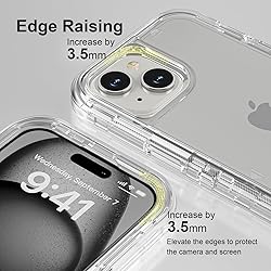 Follaroma for iPhone 15 Plus Case, Heavy Duty