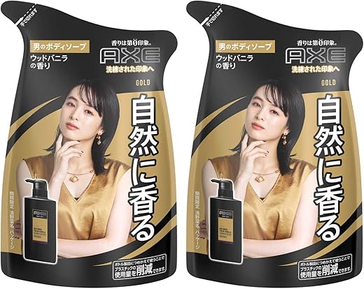 AXE(アックス) 【まとめ買い】 フレグランス ゴールド ボディソープ 詰替え用 300g×2個