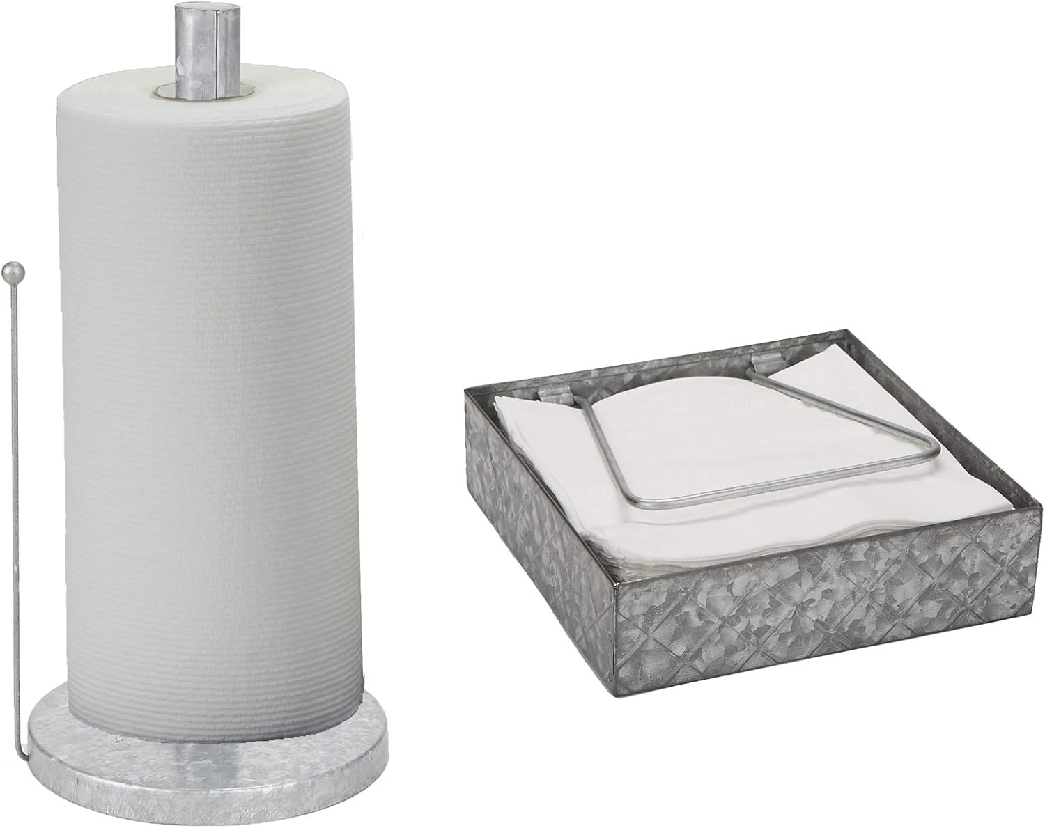 Amazon Com Mind Reader Ptnapgal Sil Galvanized Flat Napkin