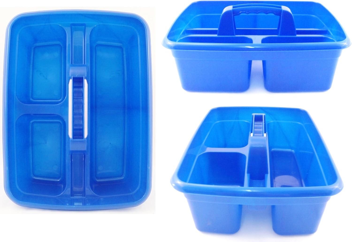 Cleaning Caddy Tray Box Housekeeping Cleaners Tote Tray Basket with Handle Carry Grips - Image 3