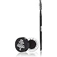 Ardell Brow Pomade - Soft Black, Smudge-Proof Long-Lasting Eyebrow Makeup, with Dual-Ended Precision Brush and Spoolie for Defined and Natural Brows, 1 Pack