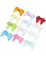 Hipgirl Boutique Baby Girls Toddler Hair Bow Snap Alligator Clips, Barrettes