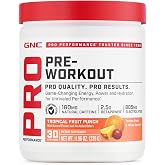 GNC Pro Performance Pre-Workout, Tropical Fruit Punch, 30 Servings | Delivers Natural Caffeine, Beta-Alanine, Citrulline, and Electrolytes for Energy and Performance, Banned Substance Tested