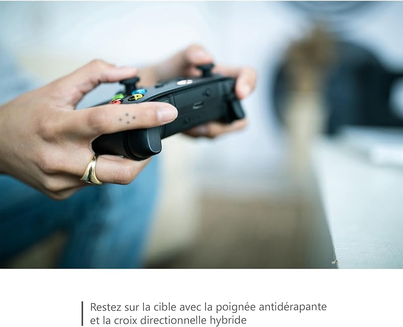 Manette sans Fil - Carbon Black Series X, Series S, One, Windows 10 & 11, Android et iOS