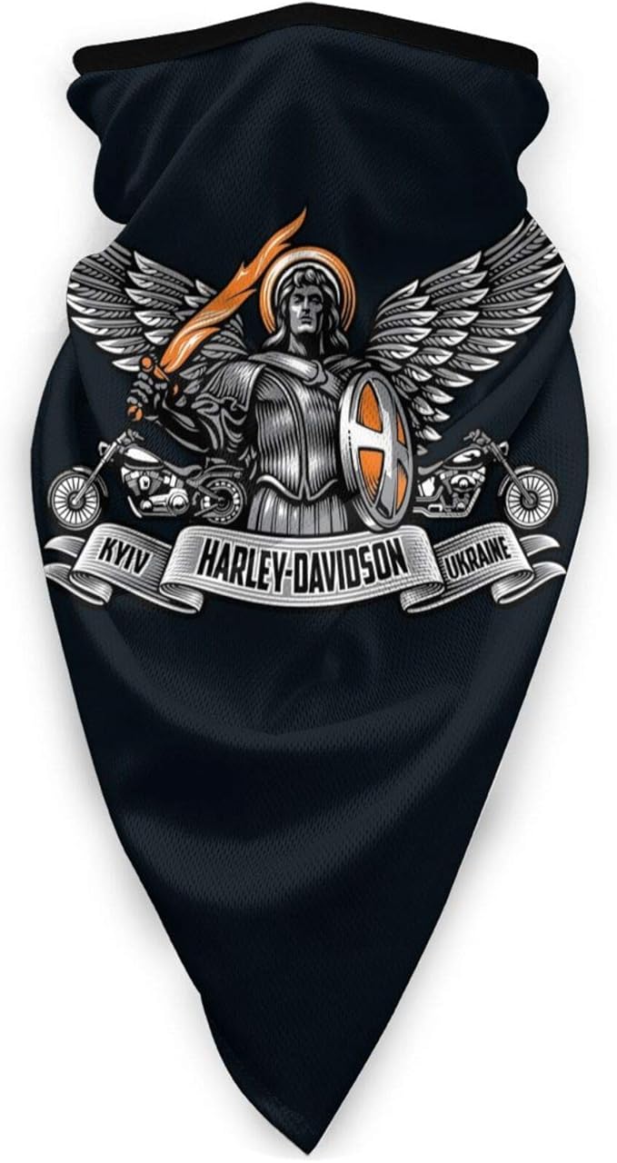 DGAGD Harley Davidson Neck Gaiter Warmer Windproof Mask Fleece Free