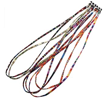 MagiDeal 5 Stk. Mehrfarbig Sonnenbrillebügel Brillen Halter Kette Schnur Lanyard