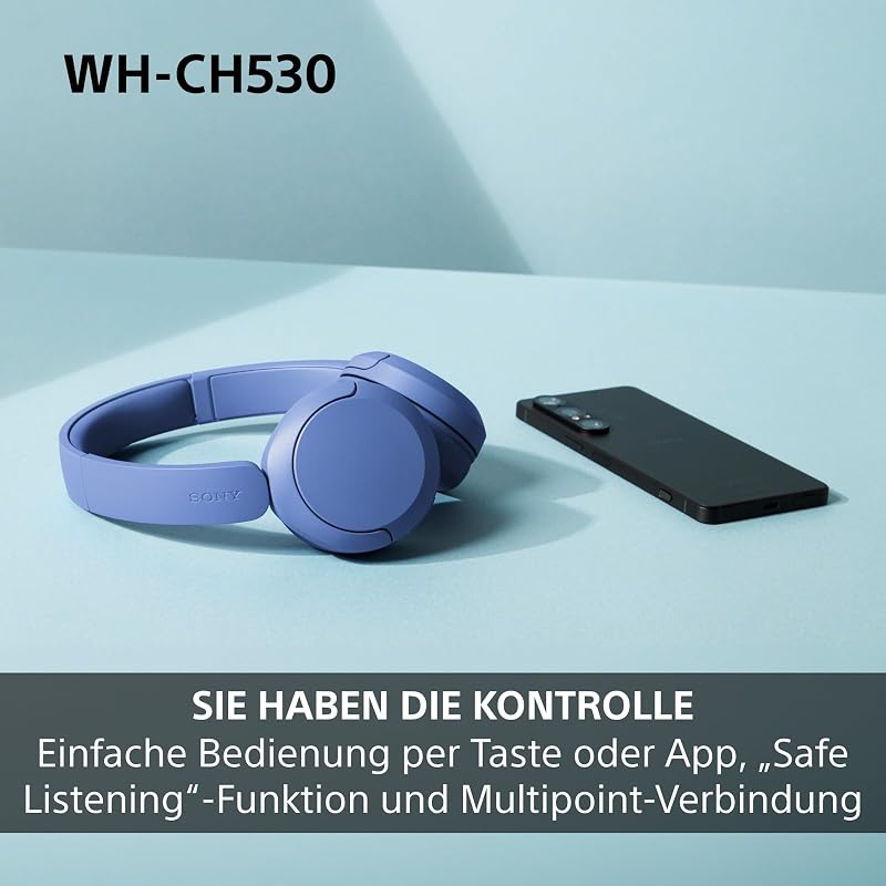 WH-CH530 Kabellose Bluetooth Kopfhörer - Weiß